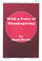 With a Voice of Thanksgiving SATB choral sheet music cover